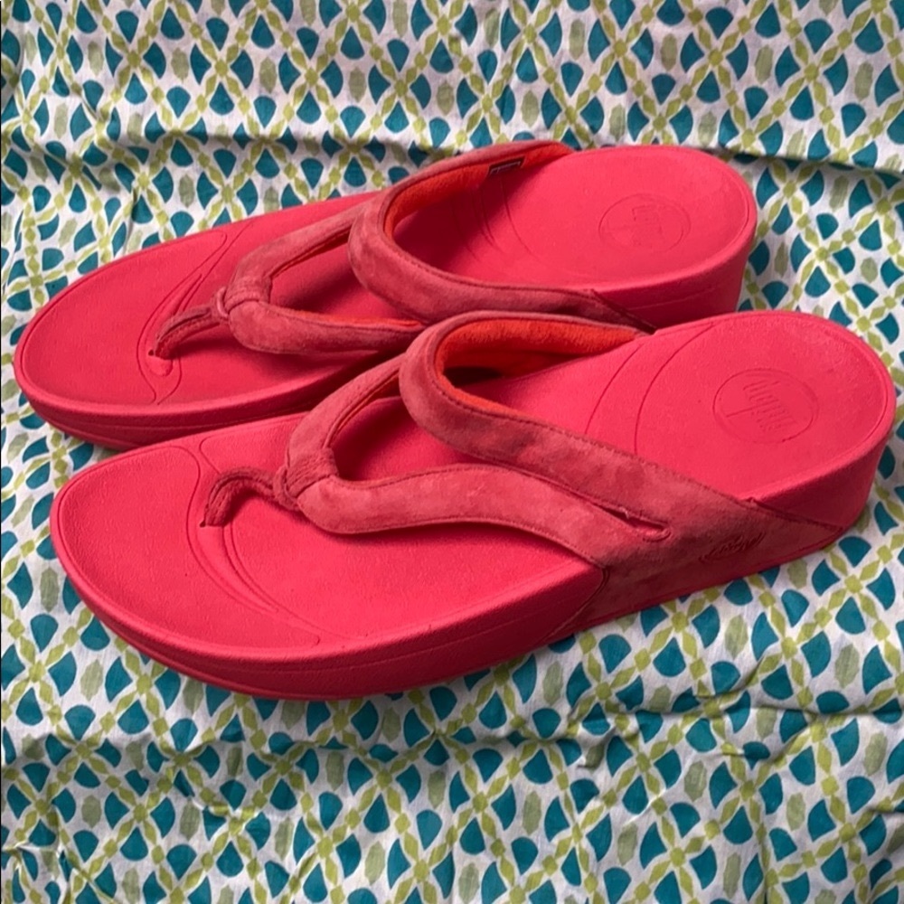 FlipFlop Reddish Suede Sandals